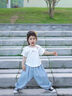 G.DUCKKIDS小黃鴨女童防蚊褲夏季薄款2025新款兒童冰絲運動(dòng)褲小女孩夏裝褲子 藍色 100 建議2~3歲【 90-100cm】cm 曬單實(shí)拍圖