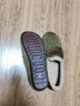 回力君真軟皮冬季新款軟底加絨羊羔毛百搭豆豆鞋保暖一腳蹬加厚女鞋 綠色牛筋底 加絨 37 標準碼 曬單實(shí)拍圖