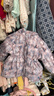 瑪米瑪卡（MOMOCO）童裝女童羽絨服冬季中小童韓版休閑羽絨服 024紫色 105 曬單實拍圖