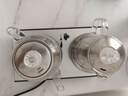 豐谷全自動(dòng)上水電熱水壺 茶臺燒水壺 家用辦公嵌入式茶桌茶幾一體機茶具電茶爐套裝 1L （37*20cm）底部上水銀色-蒸茶款 曬單實(shí)拍圖