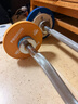 馬西（MASSFIT）標準專(zhuān)業(yè)杠鈴桿曲桿奧桿 含配套卡扣 電鍍1.2m普彎小曲桿【藍圈】 曬單實(shí)拍圖