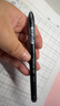 uni三菱 uni-ball AIR黑科技黑色中性筆高顏值0.5黑筆簽字筆商務(wù)直液式水筆水性筆 UBA-188M 3支 曬單實(shí)拍圖