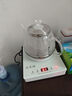 益茶福全自動上水電熱水壺茶臺燒水壺飲水燒水一體機(jī)玻璃底部上水單壺茶幾煮茶壺保溫泡茶壺開水壺煲水壺 1L 藍(lán)光玻璃壺ZC-S516套裝 曬單實(shí)拍圖