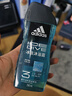 阿迪達斯 （adidas）男士沐浴露洗發(fā)潔面三效合一 補水保濕游泳去氯 旅行裝小瓶350ml 曬單實(shí)拍圖