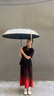 洽苒【德國(guó)品牌】自動(dòng)雨傘一鍵全收折疊反抗風(fēng)加大晴雨兩用學(xué)生太陽(yáng)傘 UPF50++【米色】全自動(dòng)開合/保用十年 抗風(fēng)防曬款【998骨】四層骨+黑膠涂層傘布 曬單實(shí)拍圖