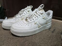 耐克（NIKE） 女鞋Air Force 1 Low Mini Gold白金空軍一號(hào)板鞋運(yùn)動(dòng)鞋休閑鞋 FV3654-111 37.5 曬單實(shí)拍圖