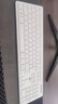 聯(lián)想（lenovo）無(wú)線(xiàn)鍵盤(pán)鼠標套裝 無(wú)線(xiàn)鍵鼠輕音超薄辦公商務(wù)游戲鍵鼠套裝筆記本電腦通用防潑濺標準104鍵 【巧克力按鍵+舒適更輕音】KB201單鍵盤(pán) 白 曬單實(shí)拍圖