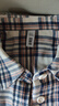森馬（Semir）[商場(chǎng)同款]長(zhǎng)袖襯衫女中長(zhǎng)款oversize春2025格紋上衣101125105007 曬單實(shí)拍圖