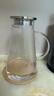 青蘋果耐熱玻璃涼水壺1.95升大容量 可加熱燒水壺 泡茶煮涼茶壺冷水壺 曬單實(shí)拍圖