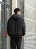 BOSS博斯 【S·COUPS 崔勝澈同款】男士25年冬款輕薄夾克羽絨服 001-黑色 XL (52) 曬單實(shí)拍圖