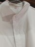 EAEOVNI長袖襯衫女商務(wù)免燙春夏職業(yè)裝白色正裝銀行襯衣面試工作服修身OL 純白色【方領(lǐng)】 38 【108-118斤】 曬單實(shí)拍圖
