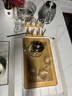 唐豐功夫茶具套裝家用客廳小套泡茶小茶臺日式茶盤(pán)簡(jiǎn)易小茶具整套 春羨茶盤(pán)+天機玻璃壺套組+杯架 曬單實(shí)拍圖