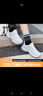 斯凱奇（Skechers）女鞋秋冬小白熊休閑鞋子厚底增高百搭運動軟底老爹鞋99999863 白色/海軍藍(lán)色/WNV 38 曬單實拍圖