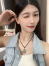 中國黃金（CHINA GOLD）和田玉彌勒佛吊墜玉佛玉髓吊墜玉石項鏈生日情人節生日禮物送女友 【今/次日達】彌勒佛吊墜 曬單實(shí)拍圖