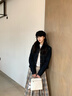 矜持范外套女美式復(fù)古水洗牛仔外套女春秋2025新款百搭休閑寬松夾克 牛仔上衣 M 95-110 曬單實(shí)拍圖
