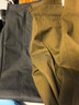 悅景圣秋冬厚款2件裝純棉寬松中老年休閑褲高腰深檔抗皺西裝褲款爸爸褲 N秋冬灰色和卡其  厚款 34 2尺7  140斤 曬單實(shí)拍圖
