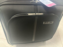 新秀麗（Samsonite）行李箱16英寸拉桿箱商務(wù)軟箱前開(kāi)口旅行機長(cháng)箱BP0黑色登機箱 曬單實(shí)拍圖