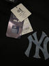 MLB官方 男女情侶做舊大logo時(shí)尚涼感T恤短袖25夏季新款TSM09 紐約洋基隊/黑色 M 曬單實(shí)拍圖
