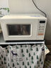 美的（Midea）小滋味系列微波爐變頻家用奶油風(fēng)百搭復(fù)古轉(zhuǎn)盤式一級能效微波爐以舊換新20L（M2H2） 曬單實拍圖