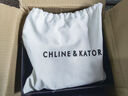CHLINE&KATOR CK輕奢女士包包女包單肩包斜挎情人節送女友老婆生日禮物 淺藍色【免費刻字】 曬單實(shí)拍圖