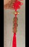 繽越繽越銅葫蘆五帝錢(qián)掛件門(mén)對門(mén)掛件入戶(hù)門(mén)五帝銅錢(qián)開(kāi)口銅葫蘆 2串裝 曬單實(shí)拍圖