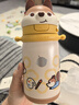 babycare兒童保溫杯嬰兒小松鼠寶寶1-3歲不銹鋼吸管水杯壺學(xué)生上學(xué)450ml 曬單實(shí)拍圖