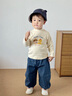 幼歌（YOUGE）嬰幼兒秋季新款親膚透氣小耳朵小熊漁夫帽防風(fēng)保暖帽子藏青52cm(3-6歲/適合頭圍48-52cm) 曬單實(shí)拍圖