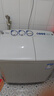 美的（Midea）雙桶洗衣機(jī)8kg大容量家用品質(zhì)雙電機(jī)凈洗科技同洗同脫二級(jí)能效 MP8DS136 曬單實(shí)拍圖