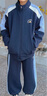 安踏兒童套裝男女大小童裝25年秋季新款戶外針織運(yùn)動(dòng)衛(wèi)衣褲子兩件套裝 【春秋外套+褲子】藍(lán)9703-2 110 cm/小童 曬單實(shí)拍圖