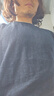 FULL MONTY【新款】男士卡其色麻棉撞色亨利領(lǐng)針織衫休閑短袖T恤2025夏季 麻杏色70053 S 曬單實(shí)拍圖