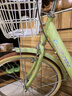 飛鴿（FLYING PIGEON）自行車成人通勤車自行車學生單車成人自行車通勤自行車女士自行車 標配青青黃|單速|輻條輪+禮包 24寸適合150-170cm 曬單實拍圖