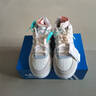 阿迪達斯（adidas）官方艦店三葉草女鞋 秋冬新款運動鞋輕便透氣休閑鞋潮流小白鞋女 9974/亮白/淺藍/主推款 38 曬單實拍圖