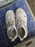ziyuanju鞋子男2024新款秋季新款透氣薄款休閑運動(dòng)小白鞋男學(xué)生百搭板鞋潮 白灰色 42 (260mm) 曬單實(shí)拍圖