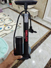 德力西電氣打氣筒自行車(chē)家用通用新型高壓山地車(chē)便攜式充氣管子 便捷式雙增壓帶表短款打氣筒 曬單實(shí)拍圖