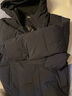 皮爾卡丹2025冬季新款羽絨服男短款休閑連帽潮流冬裝白鴨絨加厚男士外套 藍色 M 170 曬單實拍圖