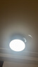 美的（Midea）風(fēng)扇燈餐廳吊扇燈led臥室燈隱形扇葉遙控三防燈具熟睡風(fēng)包安裝 曬單實(shí)拍圖