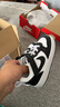 NIKE 耐克童鞋學(xué)步鞋男女童休閑板鞋COURT BOROUGH魔術(shù)貼運動(dòng)鞋嬰童 曬單實(shí)拍圖