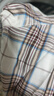 森馬（Semir）[商場(chǎng)同款]長(cháng)袖襯衫女中長(cháng)款格子2025秋寬松落肩襯衣101525105003 曬單實(shí)拍圖