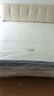 喜臨門(mén)真皮雙人床主臥奶油風(fēng)極簡(jiǎn)家具實(shí)木腳排骨架床綿綿[床架] 奶油白+光年plus3.0床墊 1.8*2米 曬單實(shí)拍圖