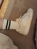 adidas ENTRAP美式校園風(fēng)低幫運(yùn)動(dòng)板鞋少年感復(fù)古籃球鞋阿迪達(dá)斯 米白色/灰色   39 曬單實(shí)拍圖