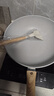 京東京造 炒鍋 麥飯石色不粘炒菜電磁爐燃氣灶平底煎鍋一體平底30cm無蓋 曬單實拍圖