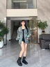 達芙妮黑色馬丁靴女款2025秋季爆款厚底增高小皮靴炸街酷颯英倫風(fēng)中筒靴 黑色  D624017 36 曬單實(shí)拍圖