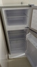 志高電冰箱雙門家用節(jié)能冰箱出租屋冷藏冷凍環(huán)保迷你冰箱辦公室公寓租房宿舍低噪電冰箱 S192銀色一級能效【萬人推薦】 曬單實拍圖