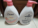 多芬（Dove）沐浴露2大瓶 香味持久滋養美膚深層清潔留香 男女通用大套裝 桃悅水透1000g*2瓶 曬單實(shí)拍圖