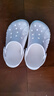 卡駱馳（CROCS）貝雅兒童洞洞鞋男女童戶(hù)外包頭沙灘鞋拖鞋/207013/207012 白色-100 34 (205mm) 曬單實(shí)拍圖