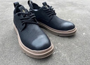 CHGF增高鞋男士隱形內增高男鞋春夏季新款百搭休閑皮鞋男馬丁靴子男 2233黑色【皮面】-增高6cm 40 （運動(dòng)碼） 曬單實(shí)拍圖