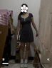 UR2025秋季新款女裝休閑撞色邊系帶短袖連衣裙UYY750130 曬單實拍圖