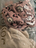 果殼（Gukoo）睡衣女冬季mikko聯(lián)名甜美柔軟保暖豹紋長褲女士家居服套裝可外穿D 淺霧粉套裝 M 曬單實拍圖