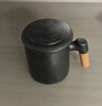 京東京造茶杯便攜式黑陶茶泡茶壺茶杯功夫茶具辦公杯隨身茶壺容量400ml 曬單實(shí)拍圖