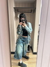 Shelley Jones美式復(fù)古格子襯衫男款長(zhǎng)袖春秋季vintage感襯衣cleanfit外套 藍(lán)色 XL [推薦120-140斤] 曬單實(shí)拍圖